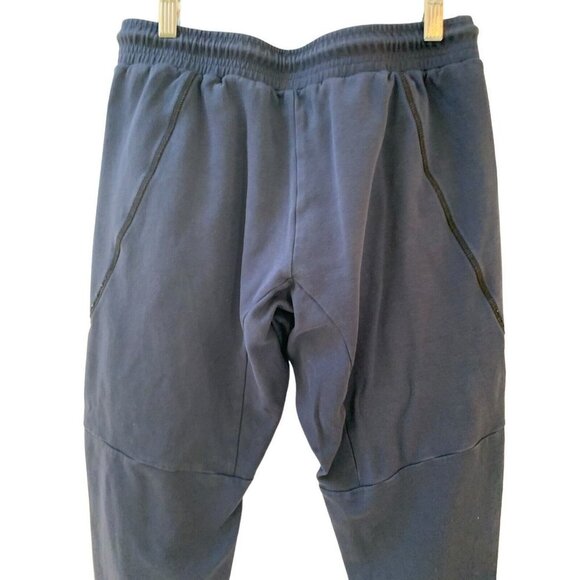 Hera x Hero Mens Dual Jogger Sweatpants Activewear Navy Blue M - Picture 5 of 7